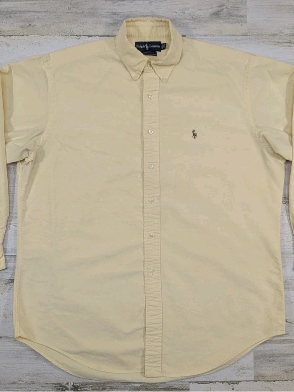 Vintage 90s Ralph Lauren Yarmouth Oxford | Size XL